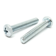 5/16-18x3/4" Phillips Pan Head Machine Screws Steel Zinc
