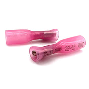 Red Heat Shrink Female Spade Connectors, AWG 22-16