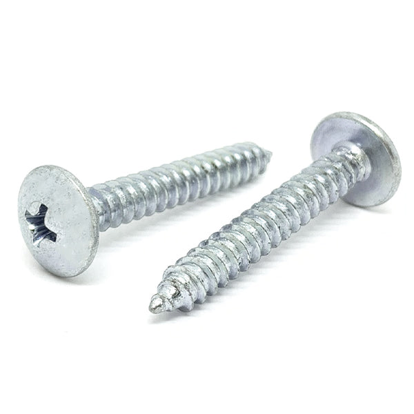 #10x1/2" Phillips Truss Head Type AB Self Tapping Sheet Metal Screws Zinc