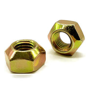 M16-2.0 Class 10 Hex Top Lock Nuts Coarse Thread Zinc Yellow