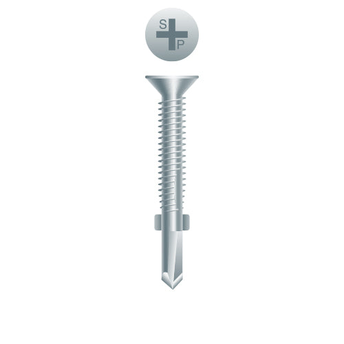 #1/4 Strong-Point Flat Head Reamer 1/4-20 x 3-1/4, PH, Zinc