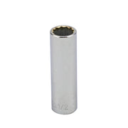 1/2" - 3/8" Drive 12 Point Inch Deep Socket