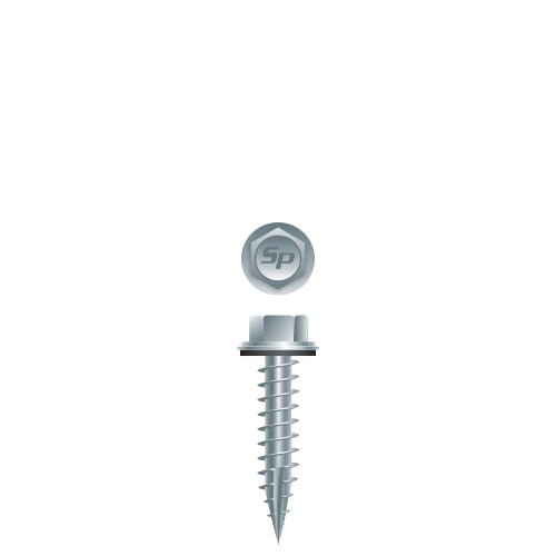 #14 Strong-Point Hex Washer Head w/ Washer 14-10 x 2-1/2, Type '17', Strong-Shield