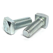 3/4"-10x1-1/2" Square Head Bolts Grade A307 Zinc Clear