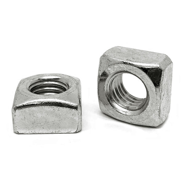 1/2"-13 18-8 Stainless Steel Square Nuts