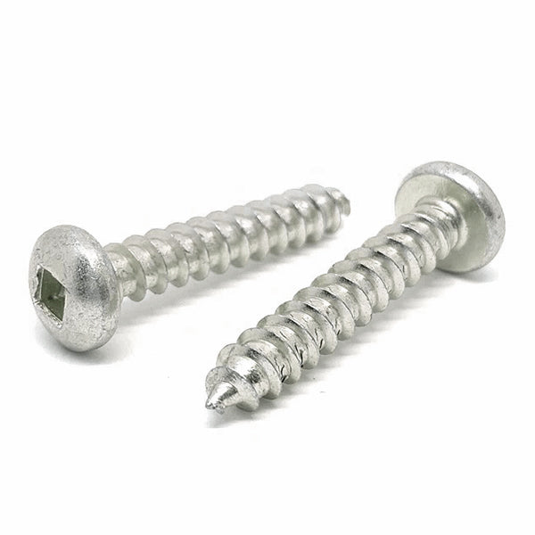 #12x1" Stainless Steel Square Pan Head Type A Self Tapping Screws
