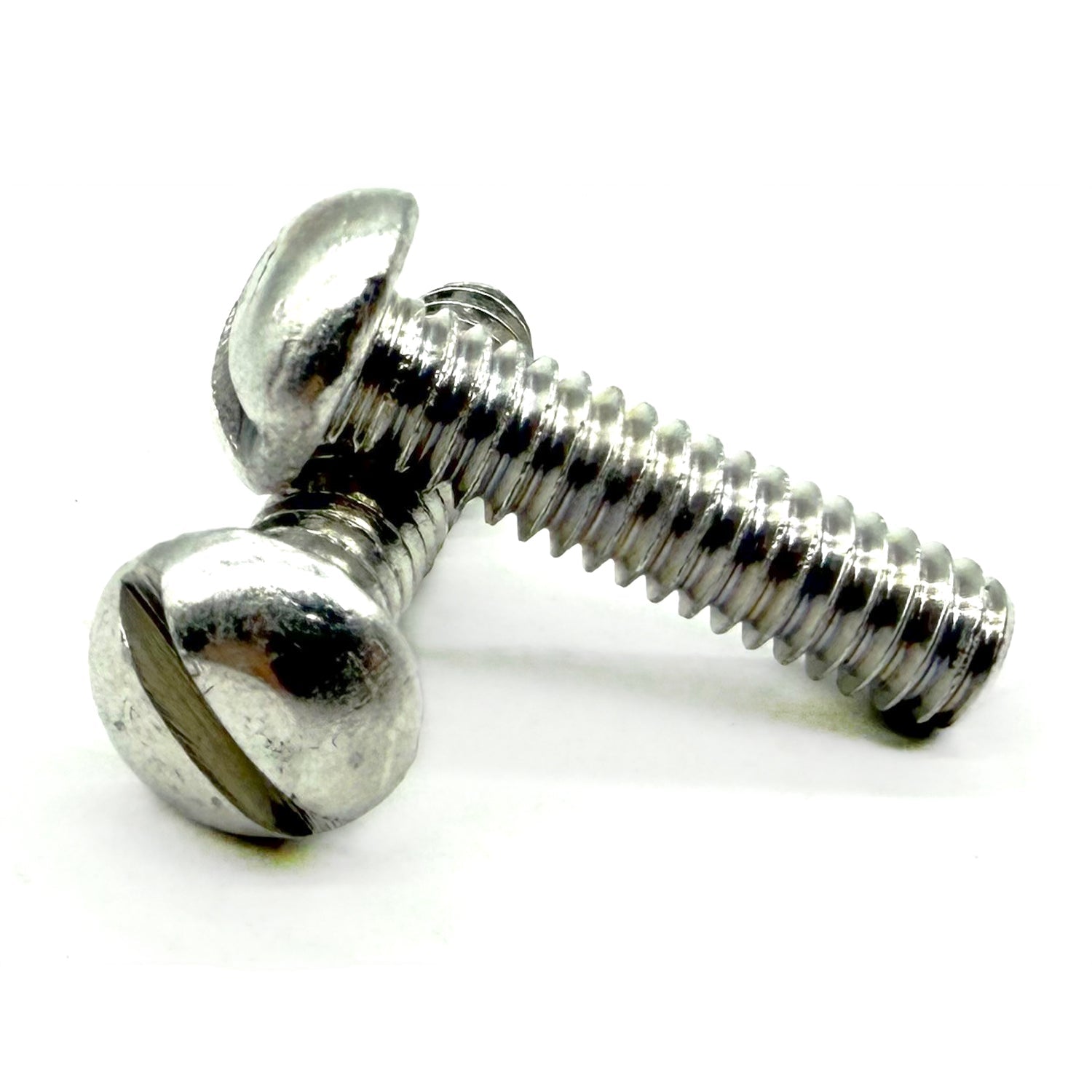 #6-32x1" Aluminum Slotted Round Head Machine Screw