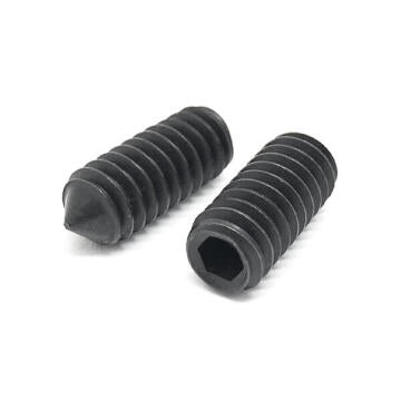 #10-24x5/8"Alloy Cone Point Allen Socket Set Screw Black Oxide