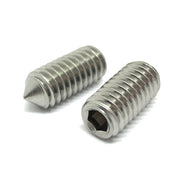 #10-24x1/4"   Stainless Steel Cone Point Allen Socket Set Screw