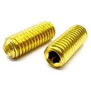 #10-24x5/16" Brass Cup Point Socket Set Screws