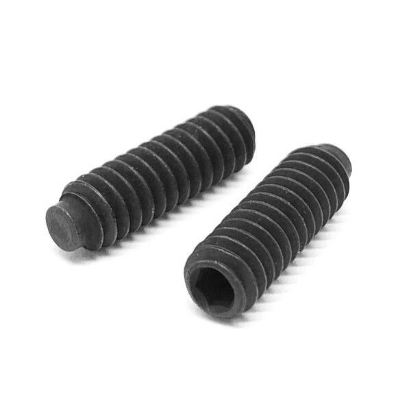 5/16-18x2" Alloy Half Dog Point Allen Socket Set Screw Black Oxide