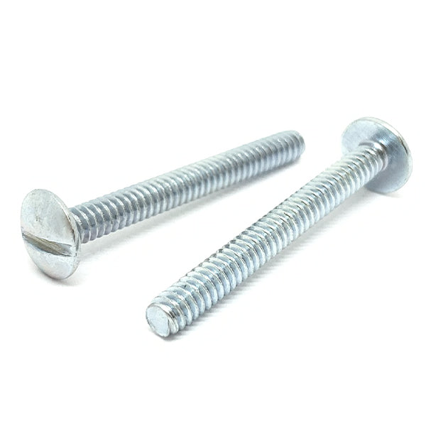#10-24x2" Slotted Truss Head Machine Screws Zinc