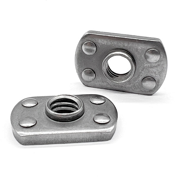 3/8"-16 4 Prong Spot Weld Nuts