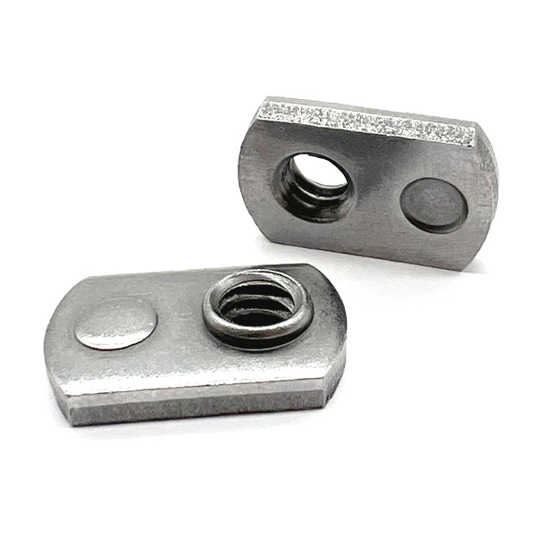 M8-1.25 Single Tab Single Prong Spot Weld Nuts