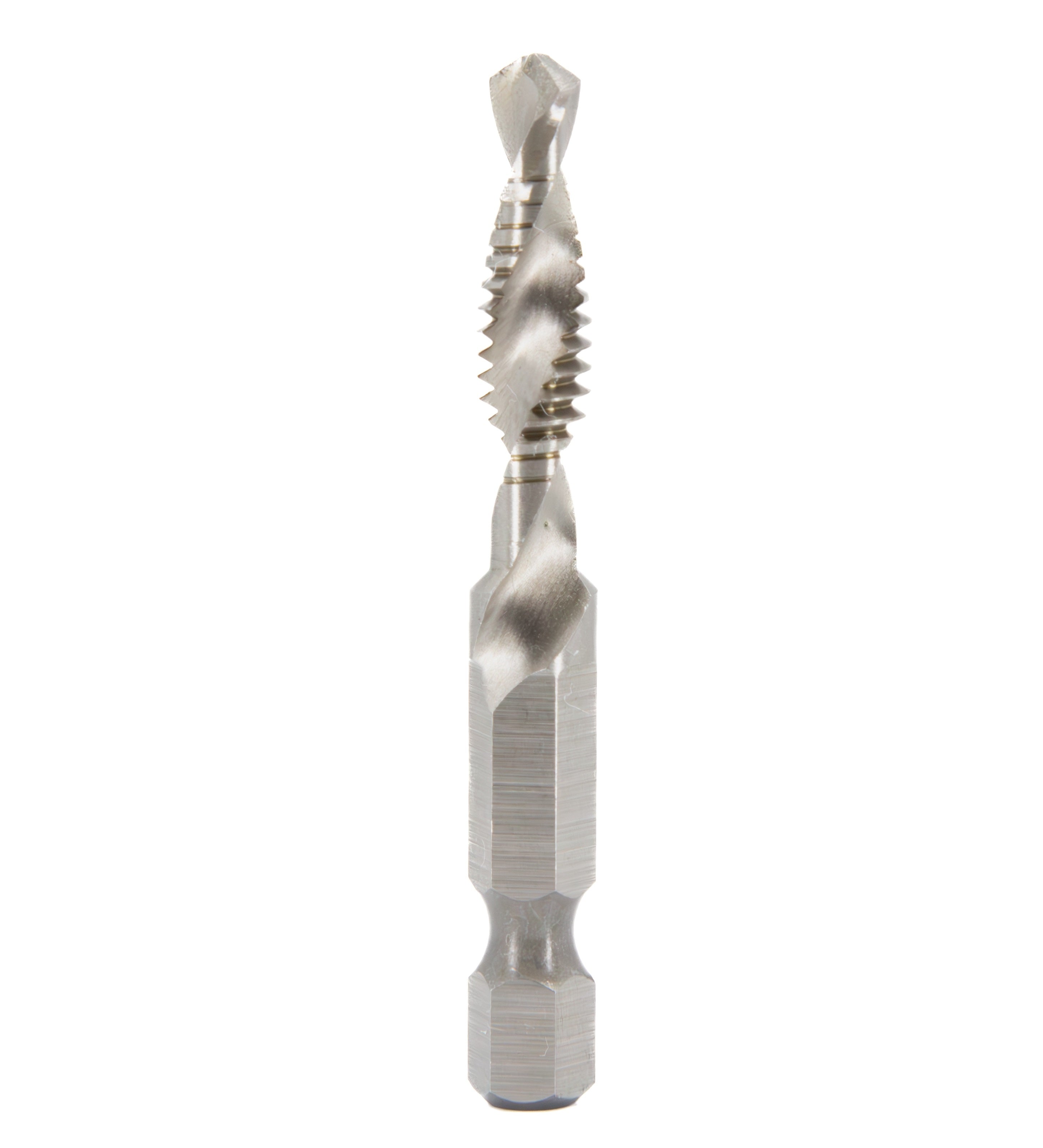 1/4"-20 UNC Combined Drill Tap and Countersink with 1/4" Quick Change Hex Shank