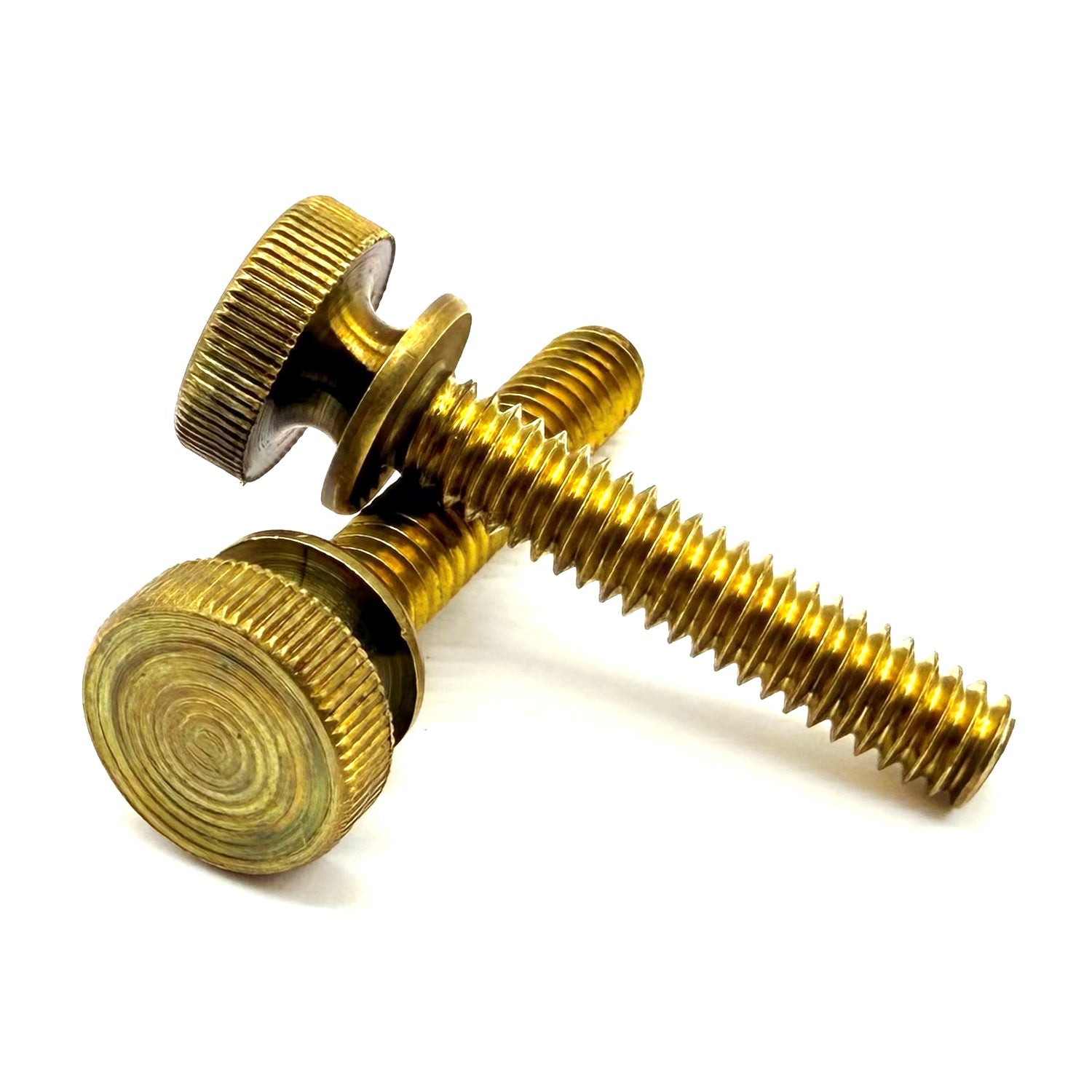 #10-32x1/2" Brass Thumb Screw