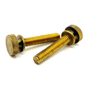 #10-32x3/4" Brass Thumb Screw