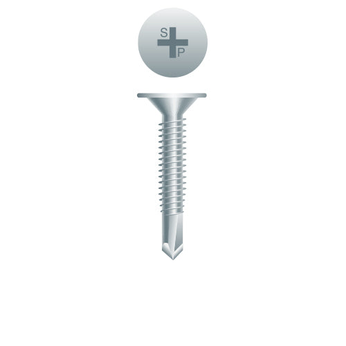 #1/4 Strong-Point Wafer Head 1/4-14 x 1-7/8, PH, Zinc