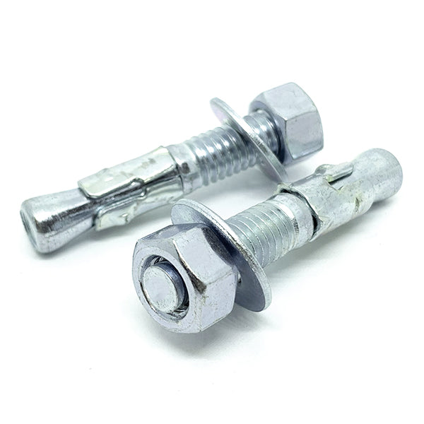 1/4-20x3-1/4" Wedge Anchor w/ Nut & Washer Zinc Clear Steel