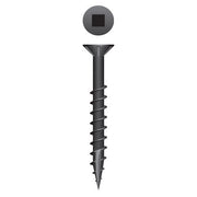 #8 Strong-Point Flat Head w/Nibs 8 x 2, SQ, Type '17', Black Oxide