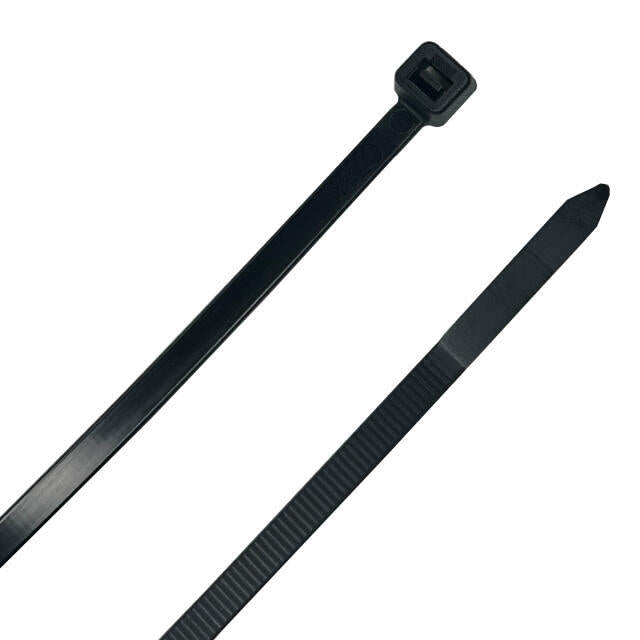 7.6" - 50LBS Nylon Cable Zip Ties UV Resistant Black