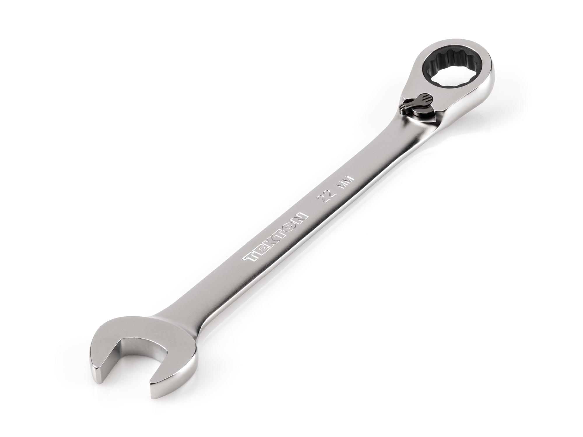 22 mm Reversible 12-Point Ratcheting Combination Wrench