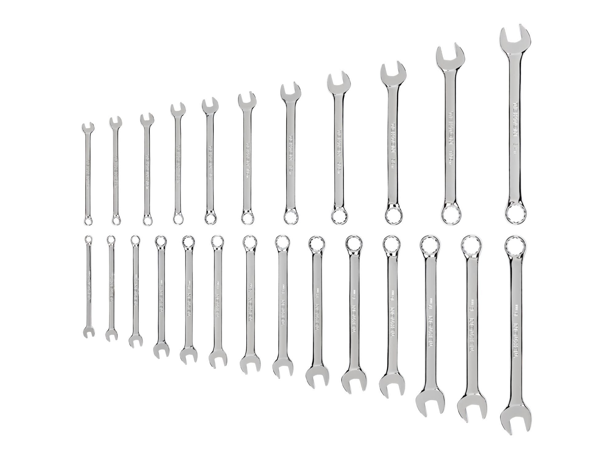 Combination Wrench Set, 25-Piece (1/4 -3/4 in., 6-19 mm)