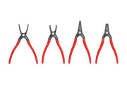 9 Inch Internal and External Retaining Ring Pliers Set, 4-Piece (0.090 in. Tips)
