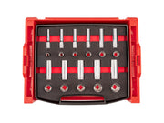 1/2 Inch Drive Shallow and Deep 6-Point Socket Set with Open Top Drawer and Rack, 22-Piece (3/8 - 1 in.)