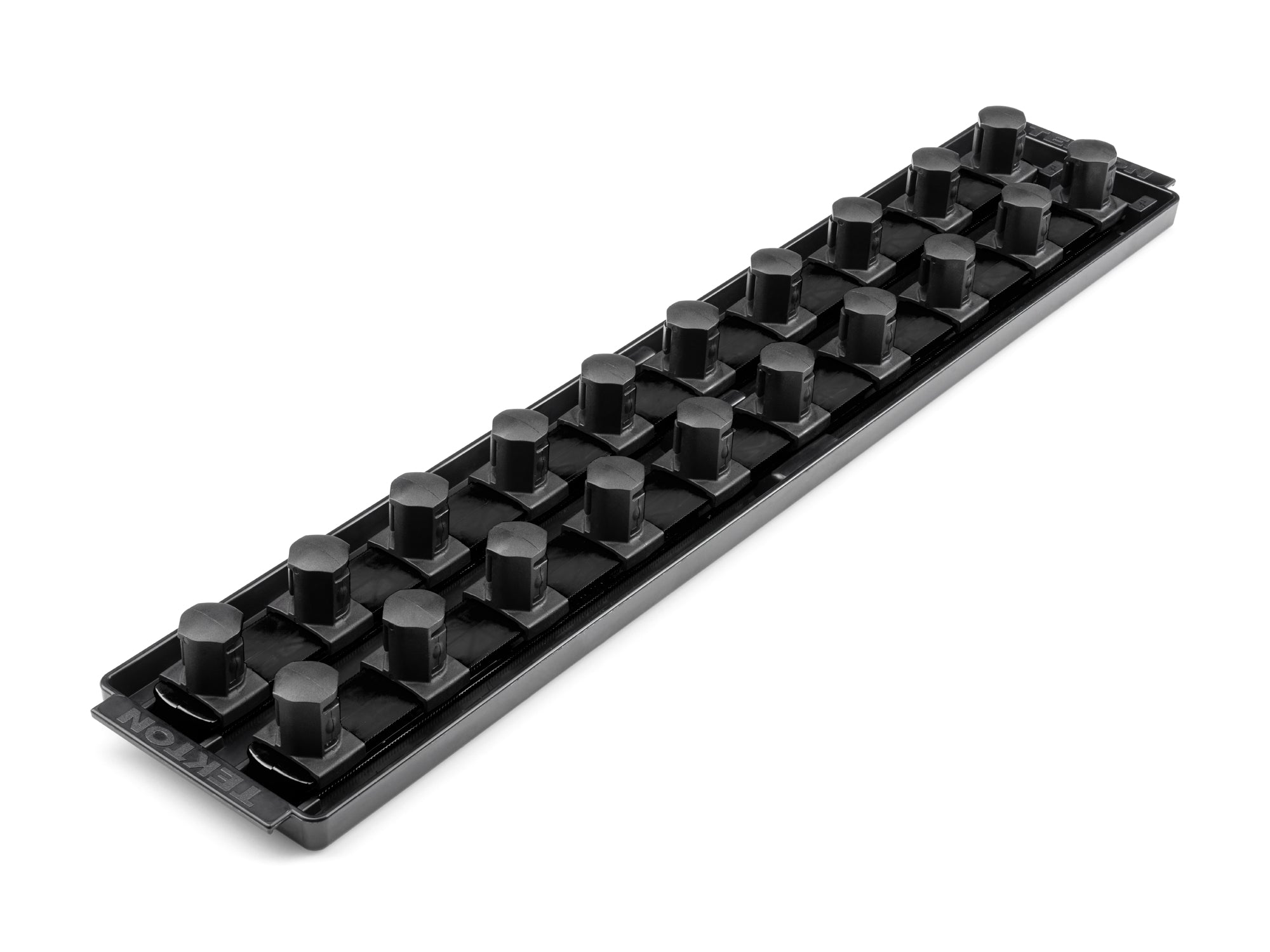 3/4 Inch Drive 2-Rail Socket Organizer Set, Black (20-Tool)