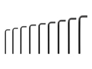 Flat End Hex L-Key Set, 9-Piece (11-19 mm)