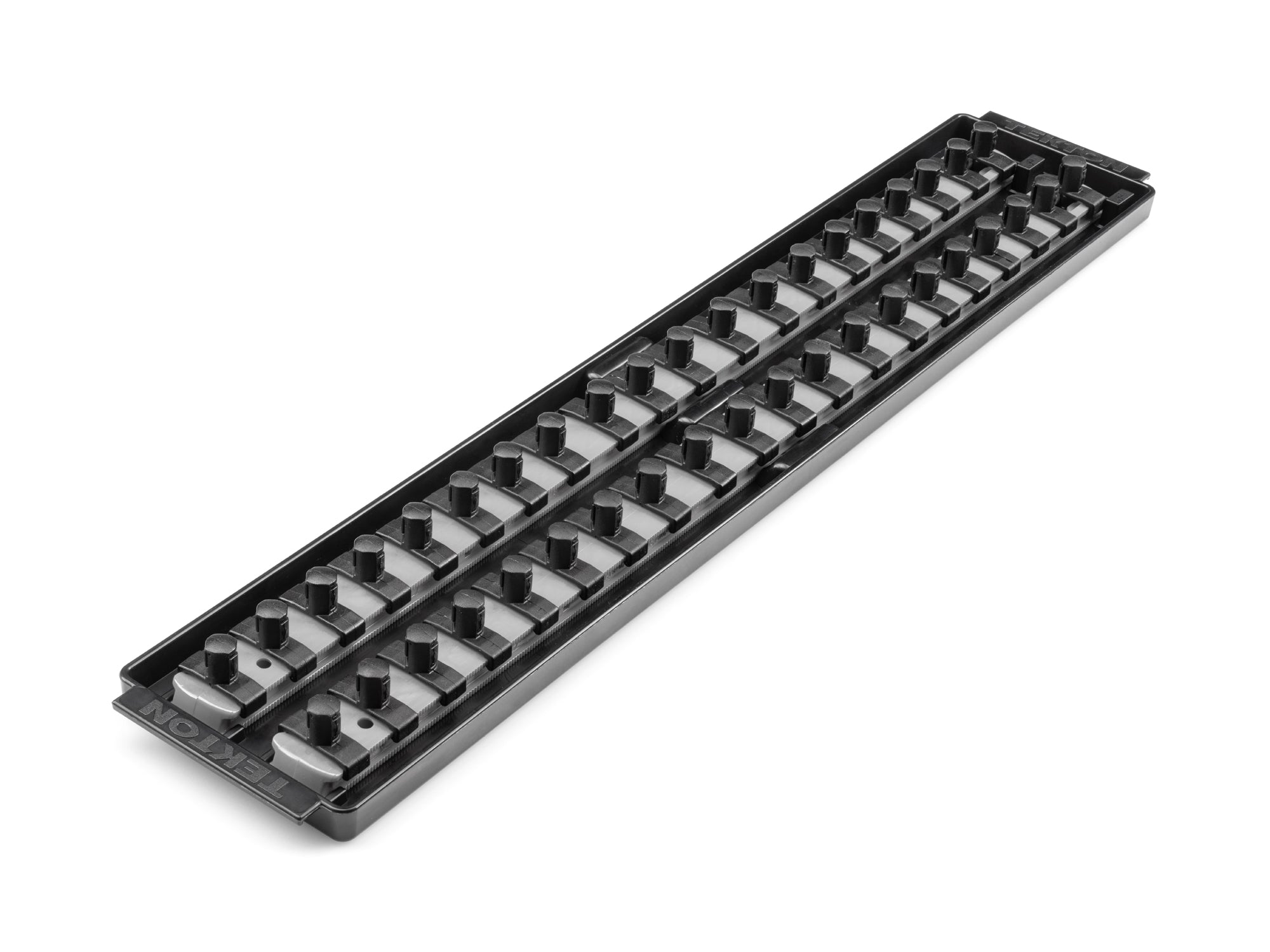 3/8 Inch Drive 2-Rail Socket Organizer Set, Gray (40-Tool)