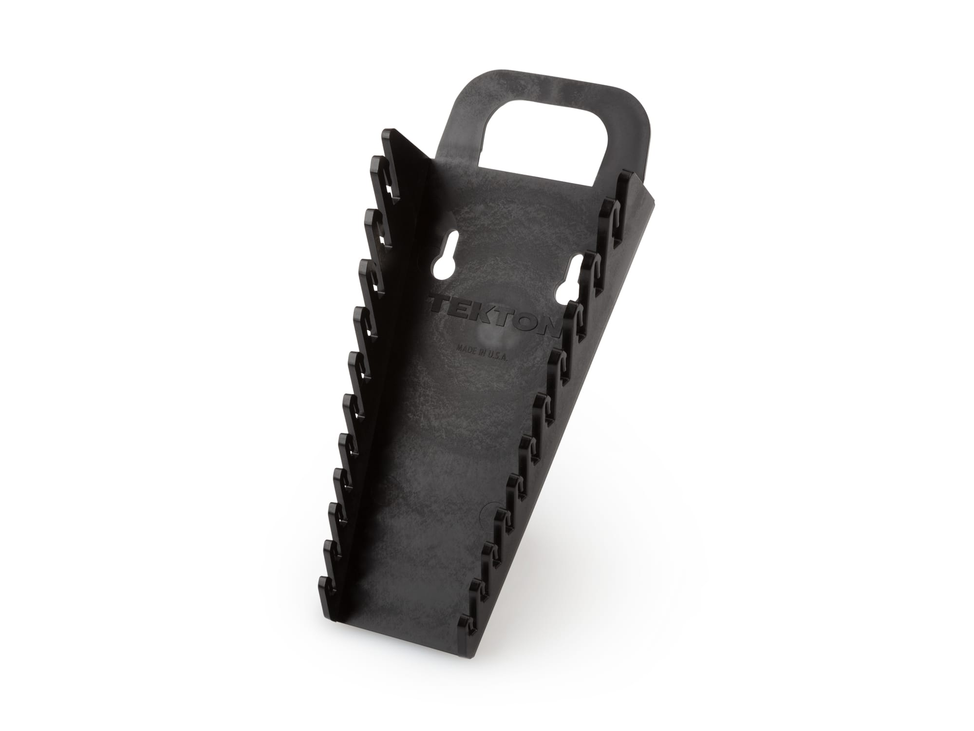 11-Tool Angle Head Wrench Holder (Black, 1/4-3/4 in.)