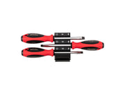 Slotted Screwdriver Set with Modular Organizers - 4 Inch Shanks, 3-Piece (10 - 14 mm)