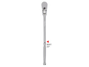 1/2 Inch Drive x 14 Inch Flex Head Bent Handle Non-Quick-Release Long Ratchet