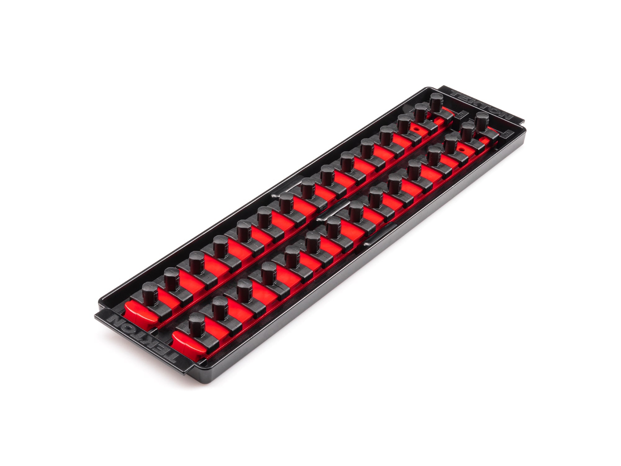 3/8 Inch Drive 2-Rail Socket Organizer Set, Red (30-Tool)