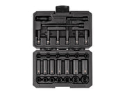 1/4 Inch Drive Shallow 6-Point Impact Socket Set with Case, 29-Piece (5/32 - 11/16 in.)