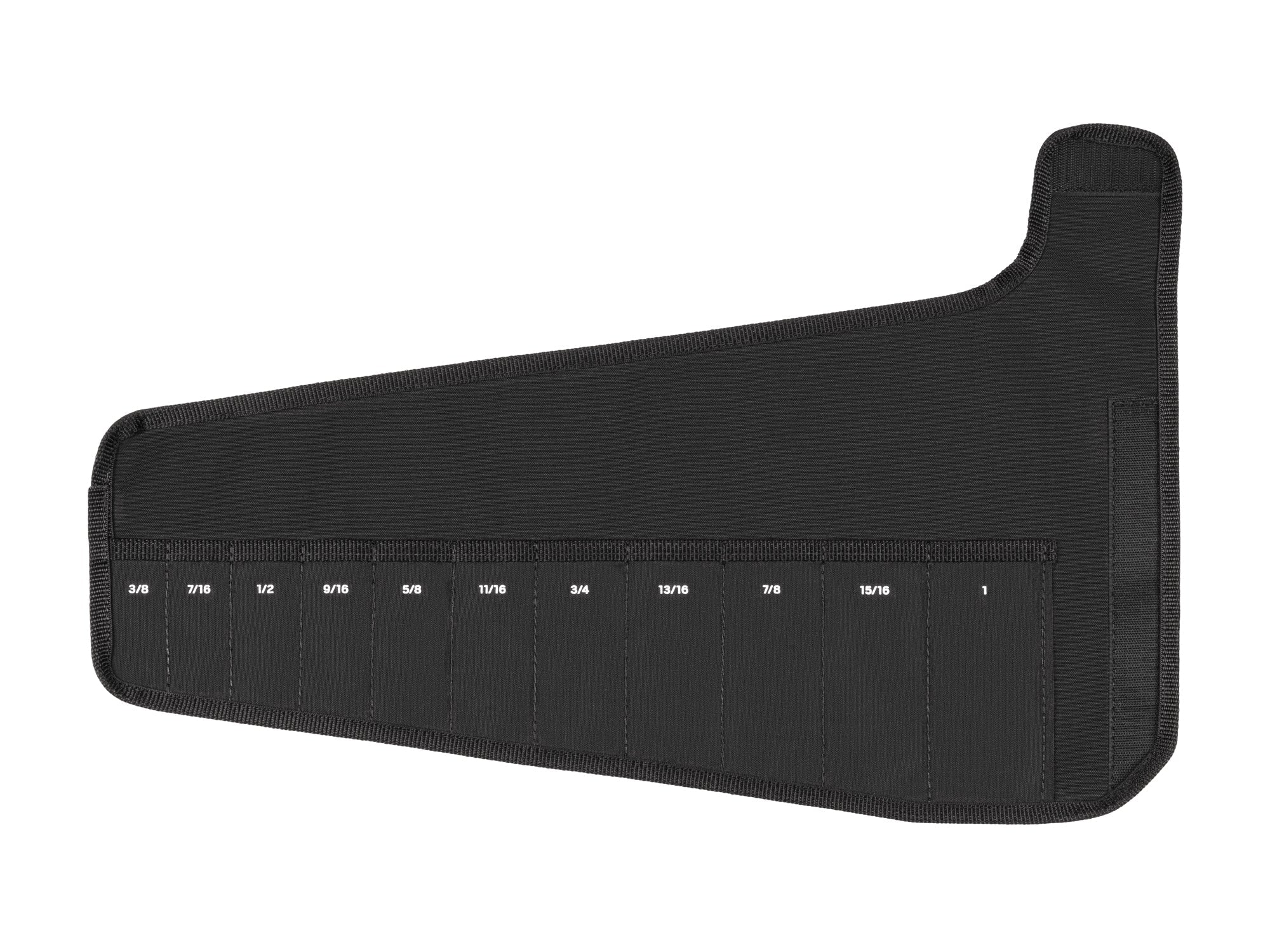 11-Tool Angle Head Wrench Roll (3/8 - 1 in.)