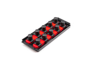 3/4 Inch Drive 2-Rail Socket Organizer Set, Red (10-Tool)