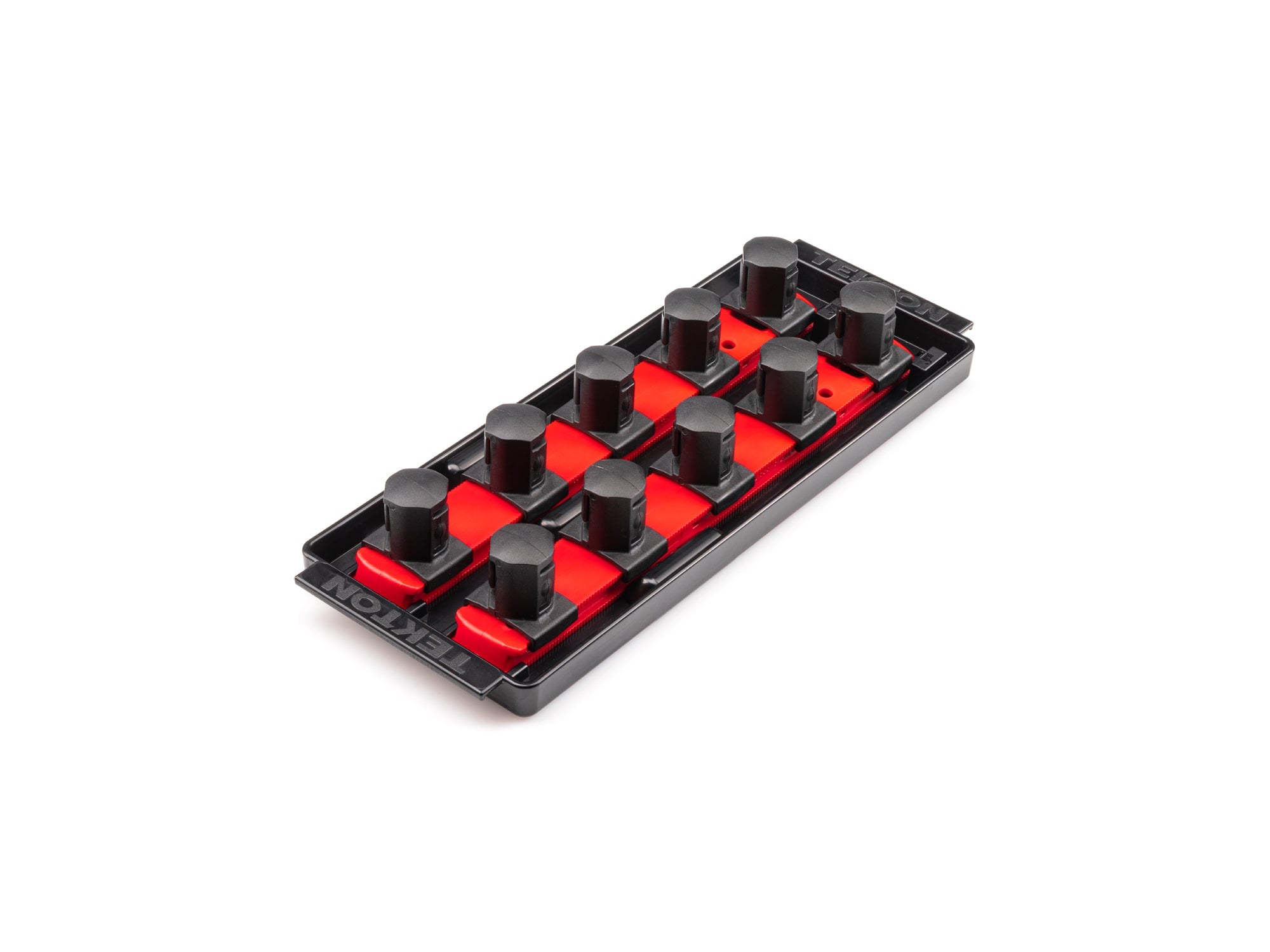 3/4 Inch Drive 2-Rail Socket Organizer Set, Red (10-Tool)