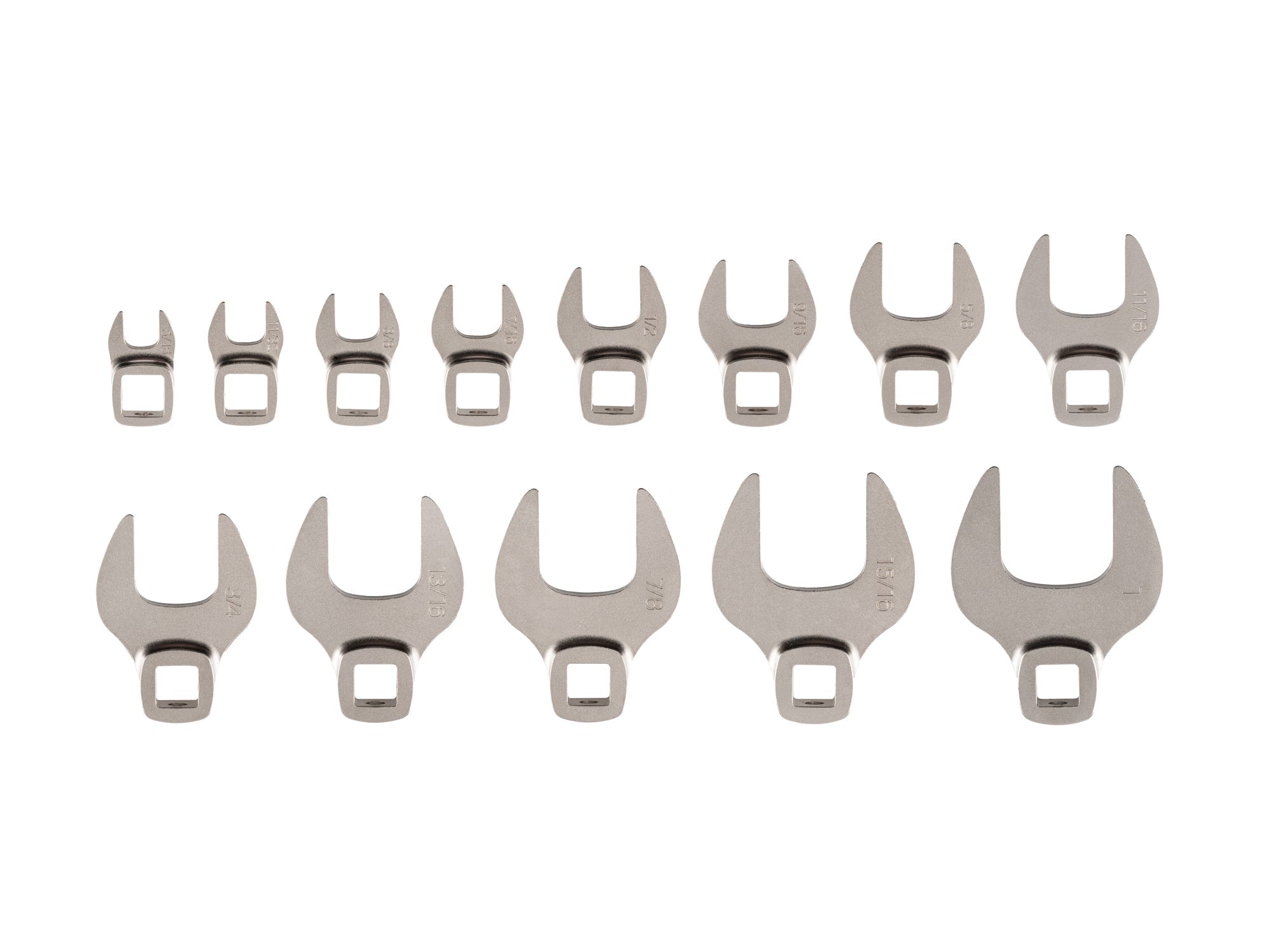 3/8 Inch Drive Crowfoot Wrench Set, 13-Piece (5/16 - 1 in.)