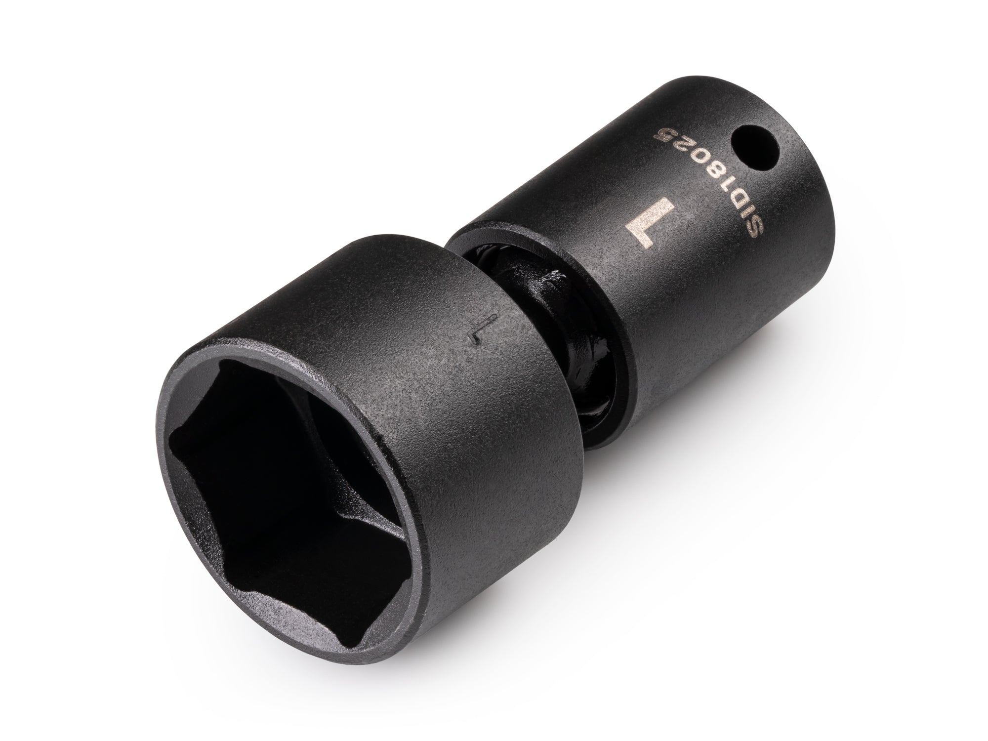 3/8 Inch Drive x 1 Inch Shallow 6-Point Universal Joint Impact Socket