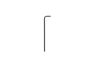 3.5 mm Flat End Hex L-Key