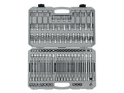 3/8 Inch Drive Hex, Torx, TR Torx, Phillips, Slotted, Square, Triple Square Bit Socket Set with Case (110-Piece)