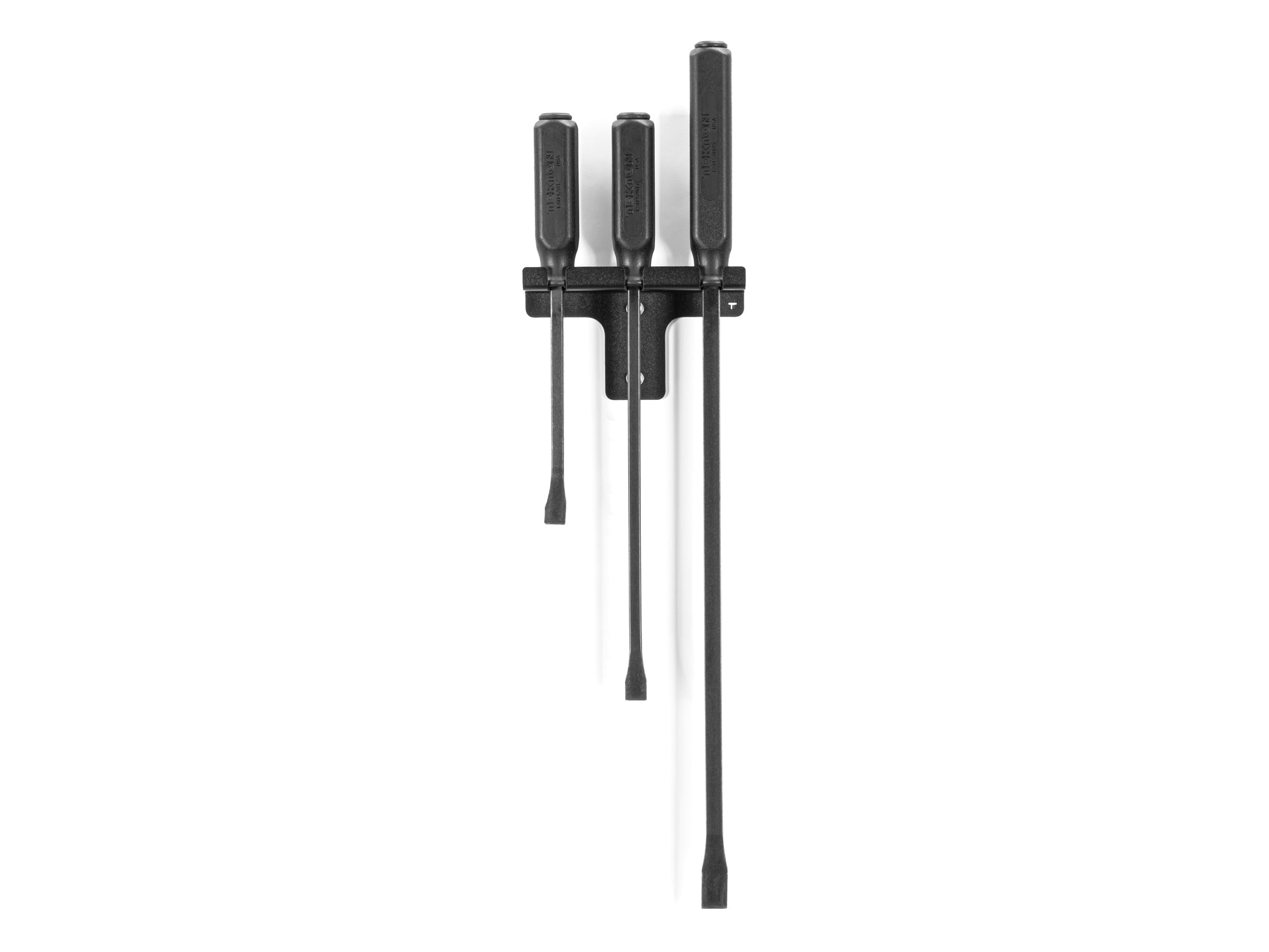 Angled End Handled Pry Bar Set with Wall Hanger, 3-Piece (12, 17, 25 in.)