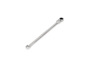 7/16 Inch Long Fixed/Flex Head 12-Point Ratcheting Box End Wrench