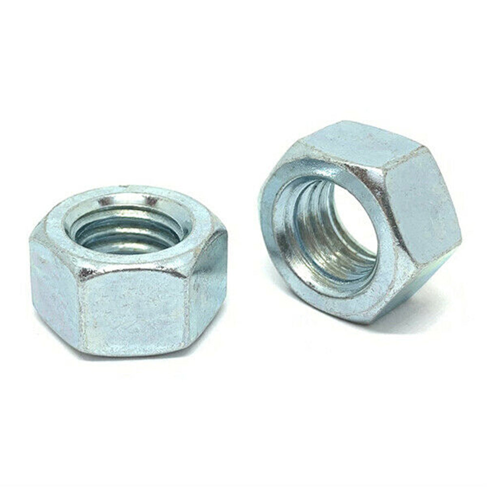 M12-1.75 Class 10 Finished Hex Nuts Coarse Thread Zinc