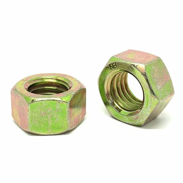 M14-1.50 Class 10 Finished Hex Nuts Fine Thread Zinc Yellow