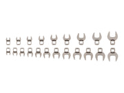 3/8 Inch Drive Crowfoot Wrench Set, 21-Piece (5/16 - 3/4 in., 8 - 19 mm)