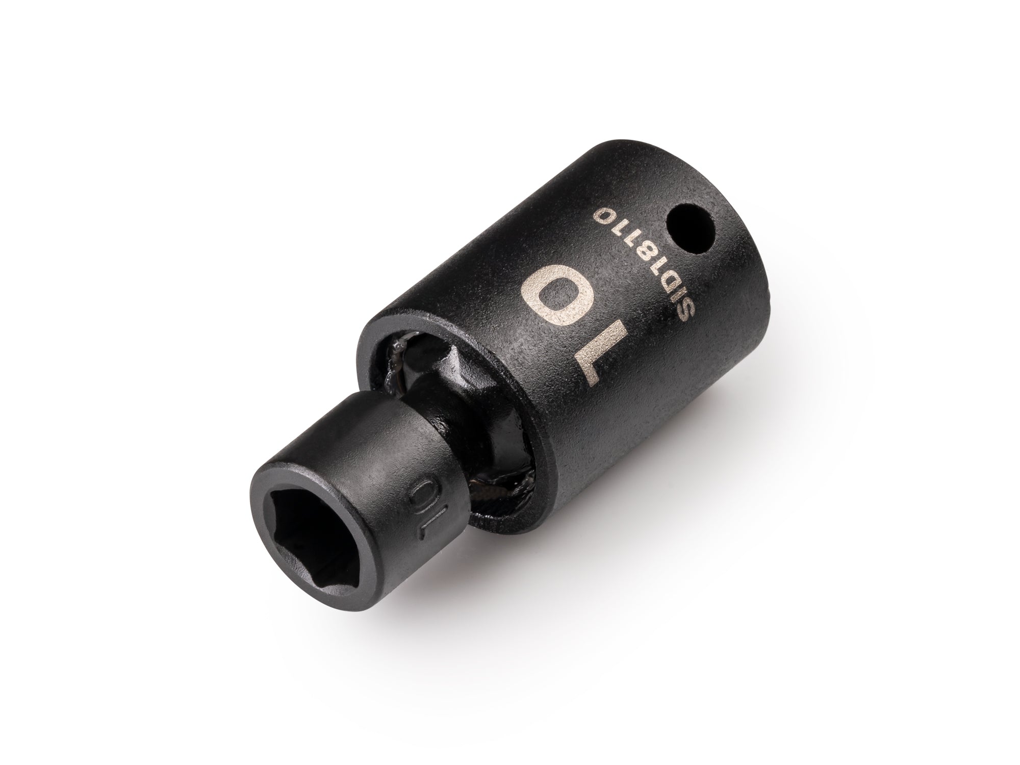 3/8 Inch Drive x 10 mm Shallow 6-Point Universal Joint Impact Socket